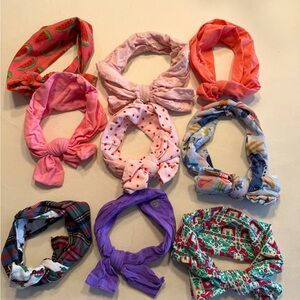 Baby Bling headband bows- lot of 9
